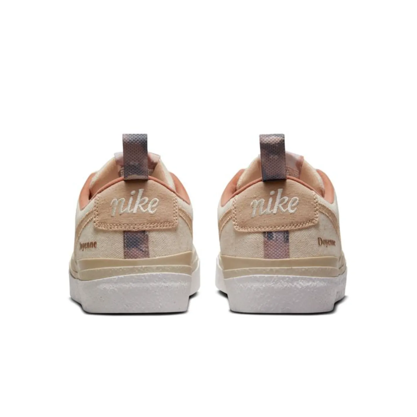 NIKE SB x DOYENNE BLAZER LOW QS COCONUT MILK / RATTAN-LIMESTONE