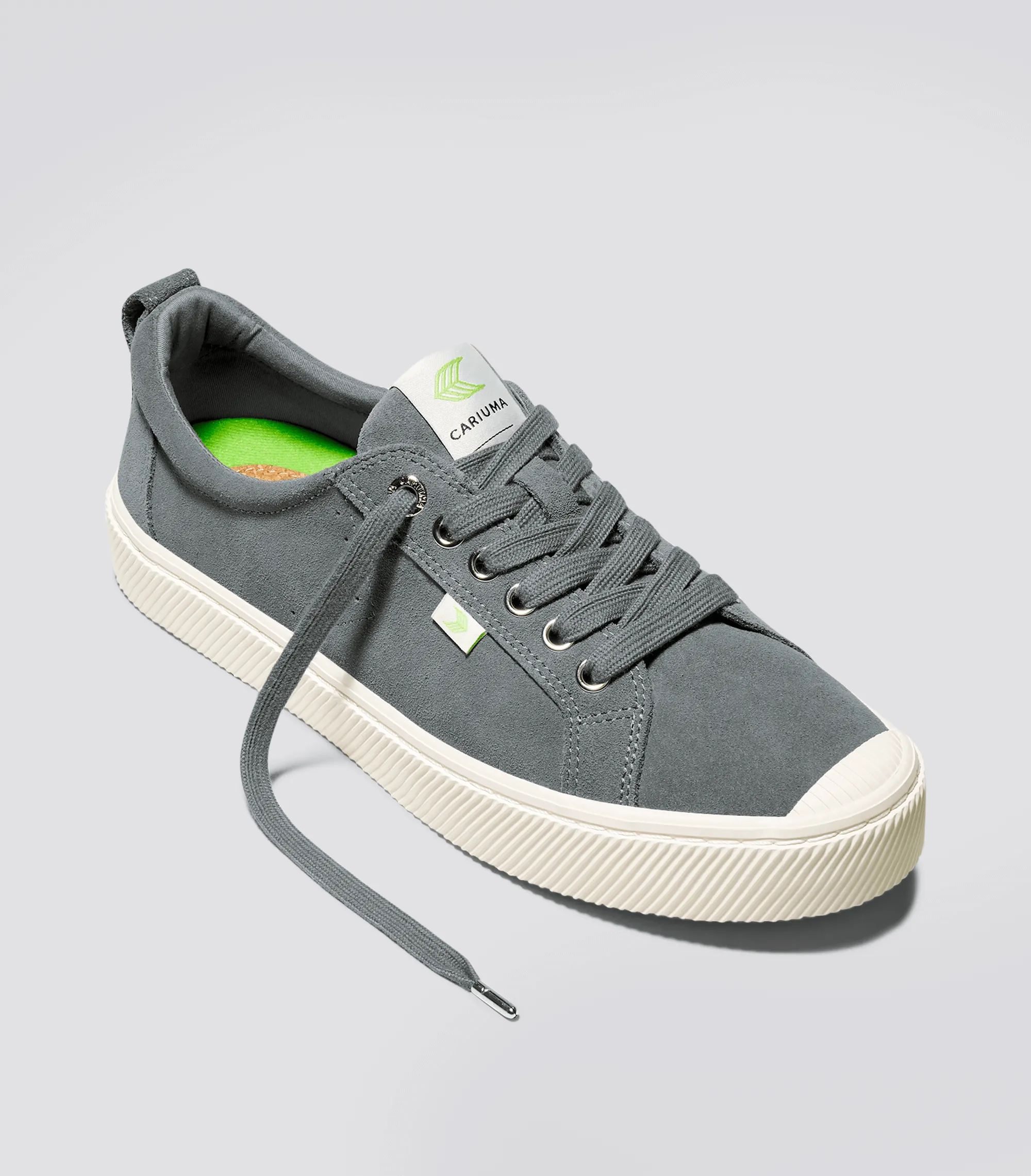 OCA Low Charcoal Grey Suede Sneaker Women