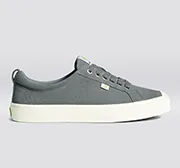 OCA Low Charcoal Grey Suede Sneaker Women