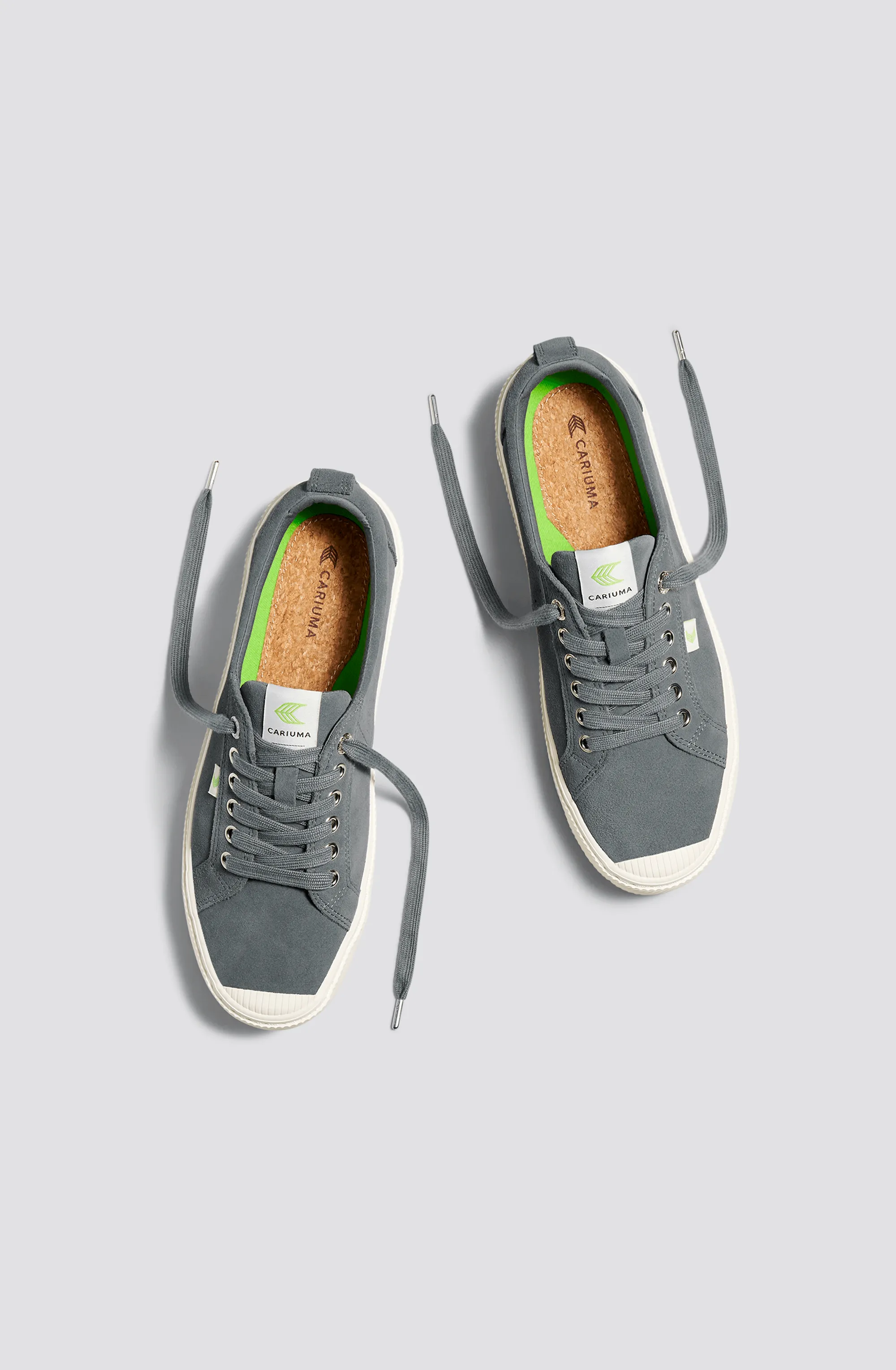OCA Low Charcoal Grey Suede Sneaker Women