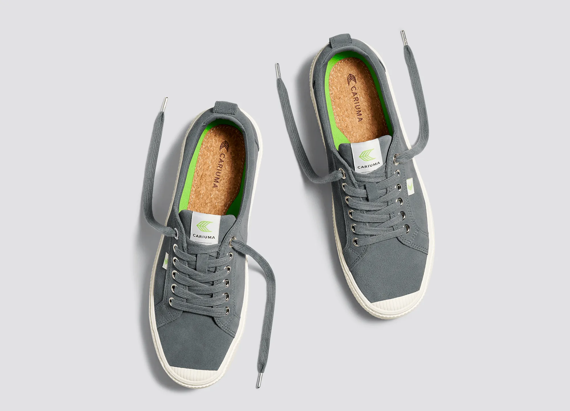 OCA Low Charcoal Grey Suede Sneaker Women