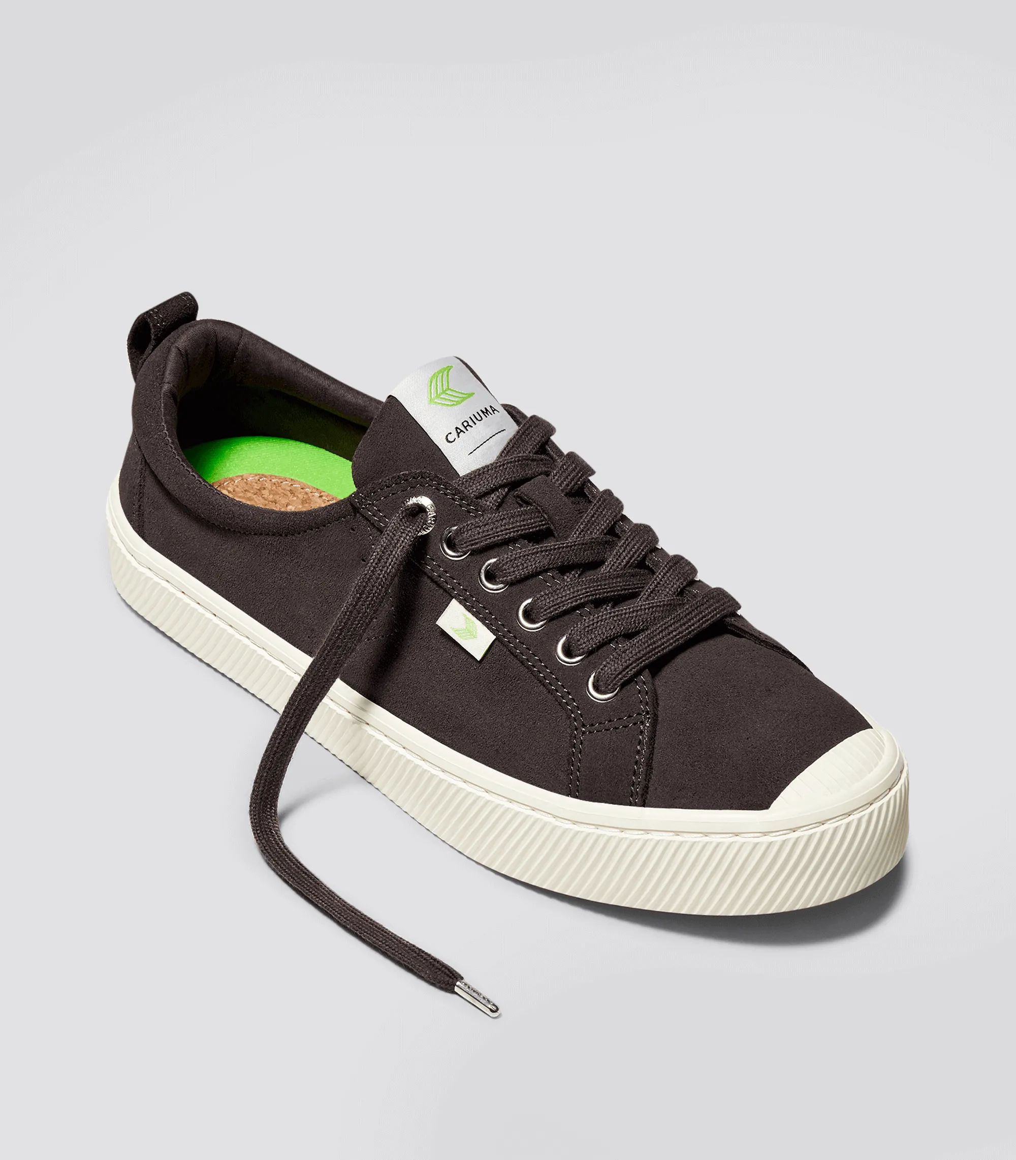 OCA Low Dark Brown Suede Sneaker Women