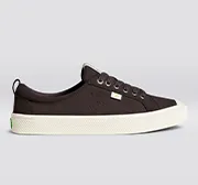 OCA Low Dark Brown Suede Sneaker Women