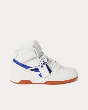 Out Of Office Lea White / Dark Blue Mid Top Sneakers
