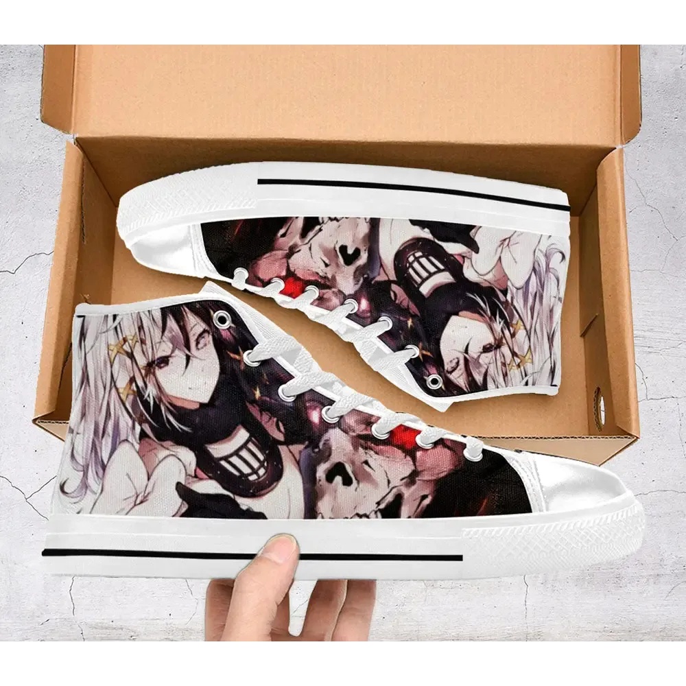 Overlord Zesshi Zetsumei Shoes High Top Sneakers for Kids and Adults