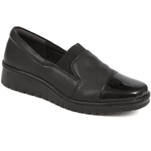 Patent Toe Slip-On Shoes - HAK40018 / 326 616