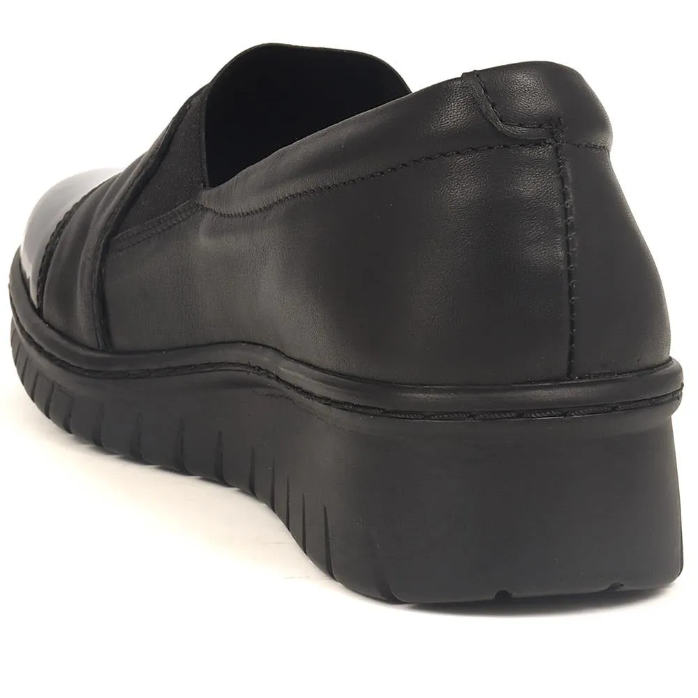 Patent Toe Slip-On Shoes - HAK40018 / 326 616