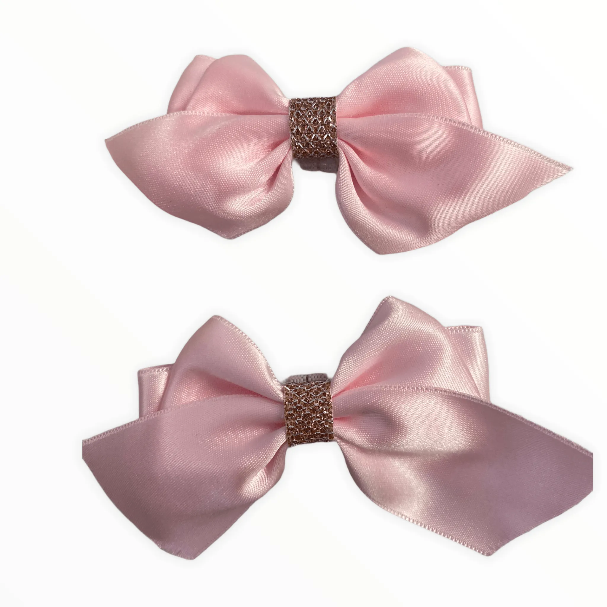 Pink Sparkle Satin Bow