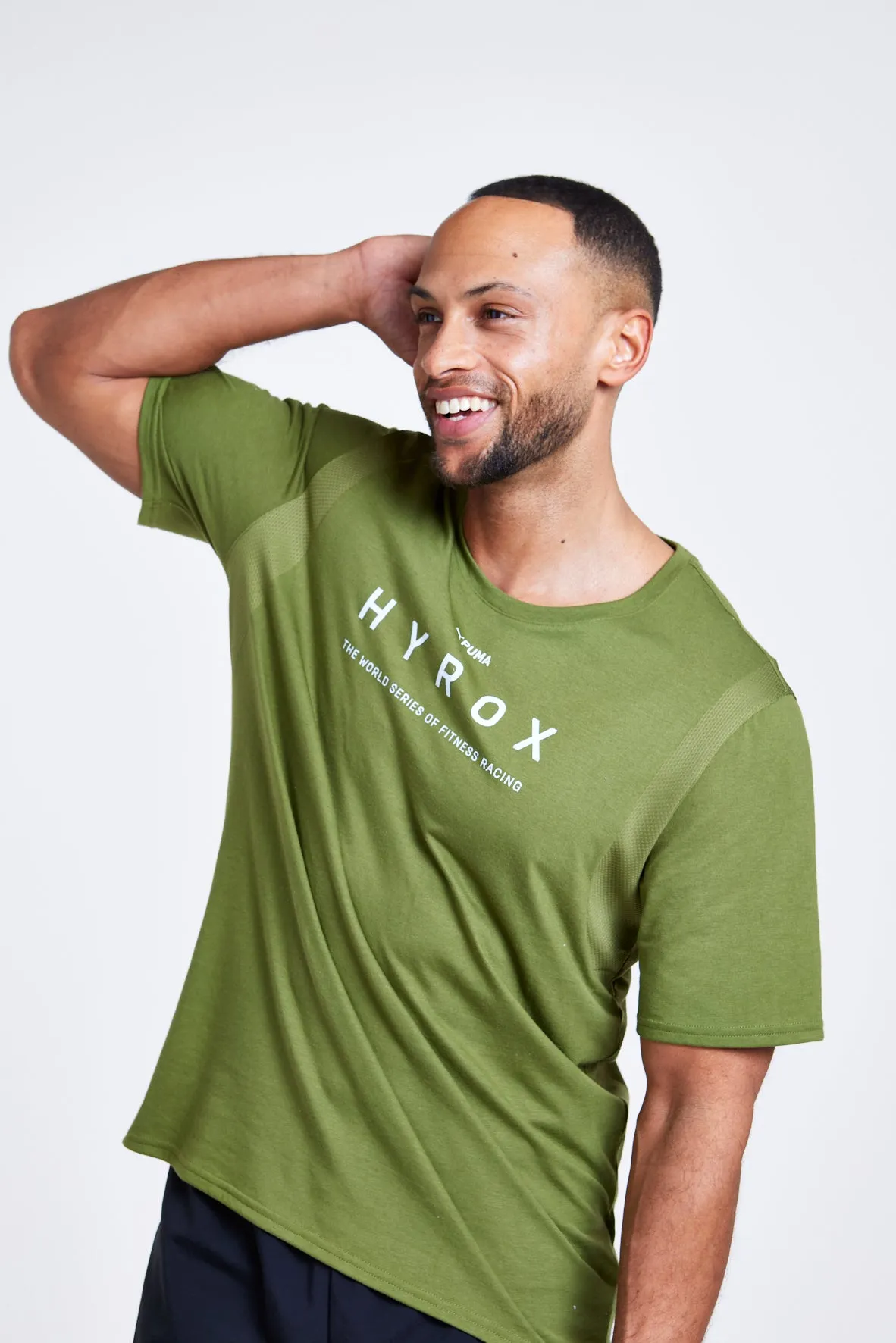 PUMA|HYROX Fit Triblend Tee - Green