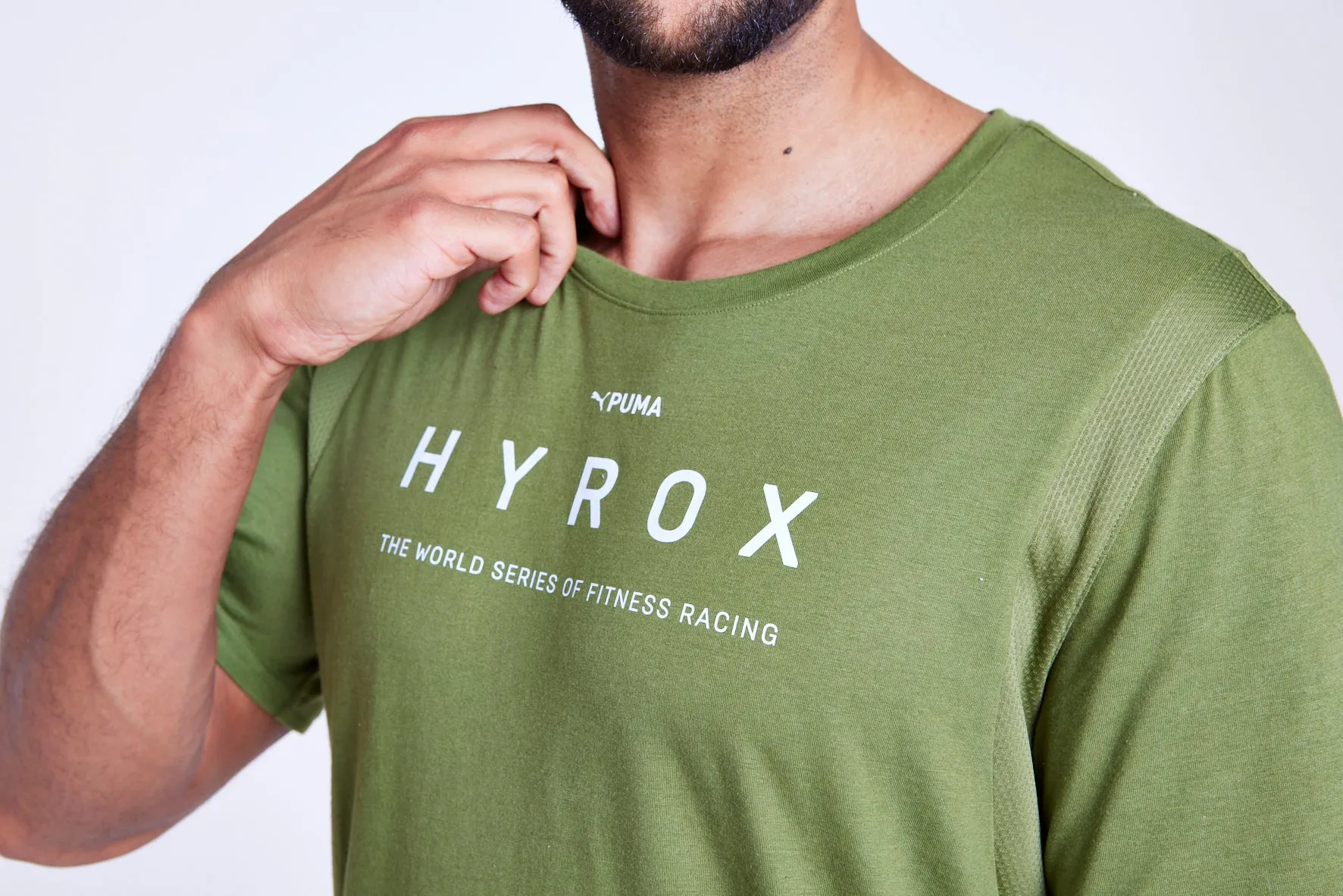 PUMA|HYROX Fit Triblend Tee - Green