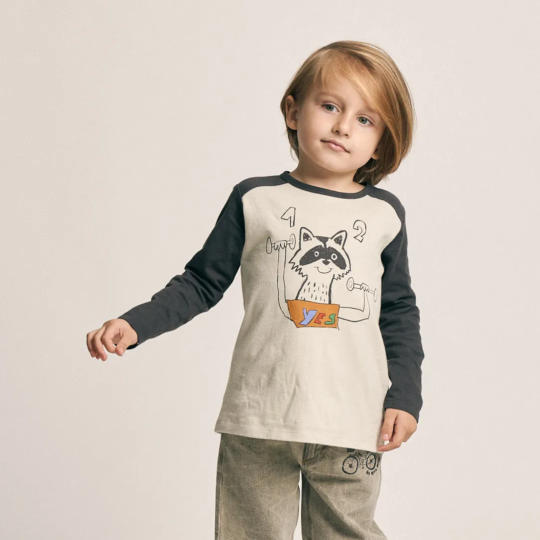 Racoon workout t-shirt