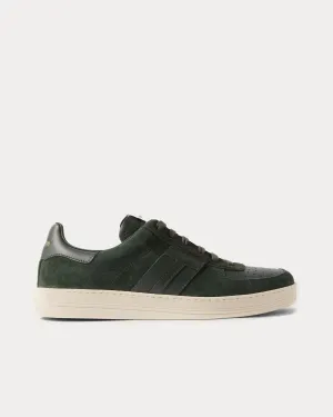 Radcliffe Leather & Suede Dark Green Low Top Sneakers