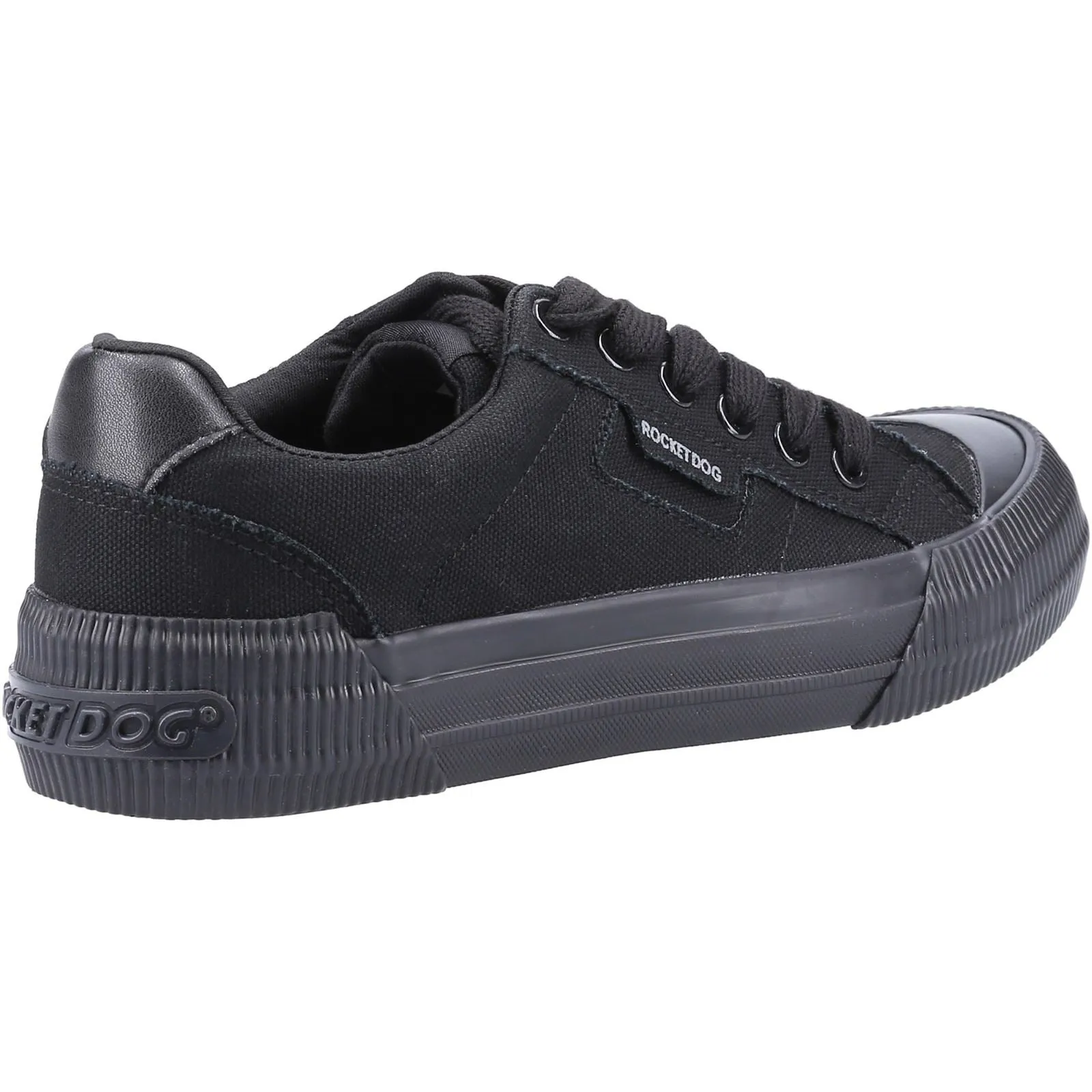 Rocket Dog Cheery Black Canvas Female Lace Ladies Shoes