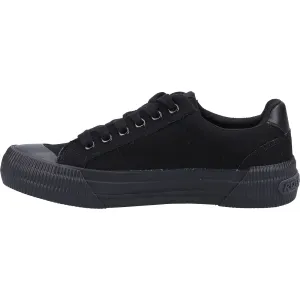 Rocket Dog Cheery Black Canvas Female Lace Ladies Shoes
