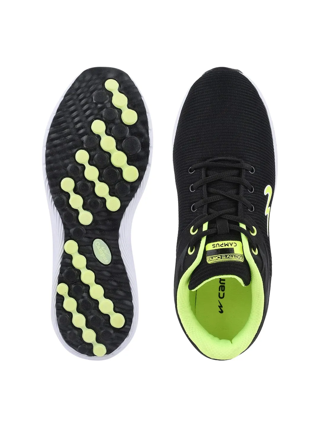 ROYCE-2 Black Men's Running Shoes