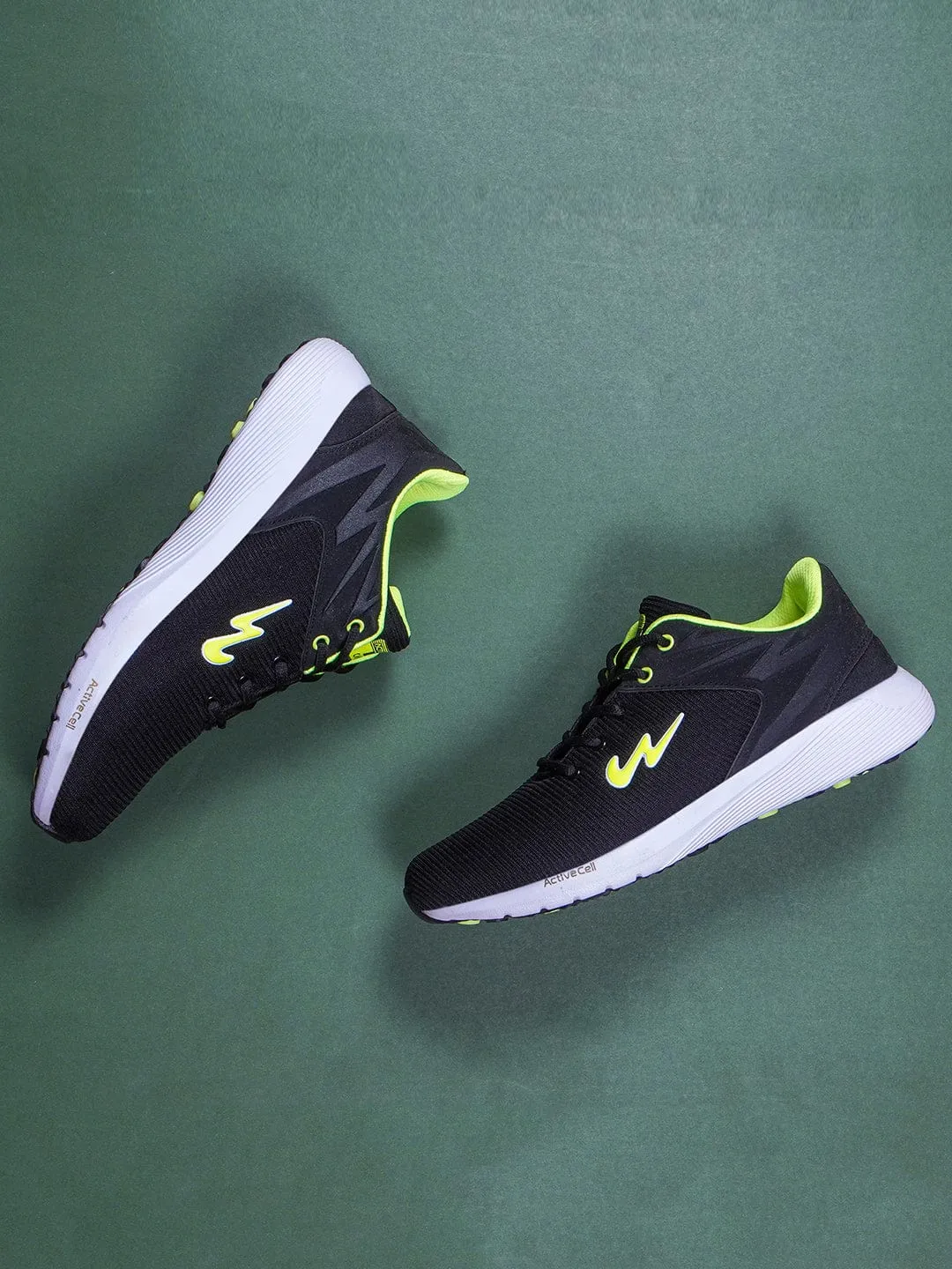 ROYCE-2 Black Men's Running Shoes