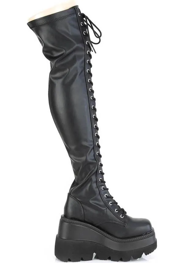 SHAKER-374 [Black] | PLATFORM BOOTS [PREORDER]