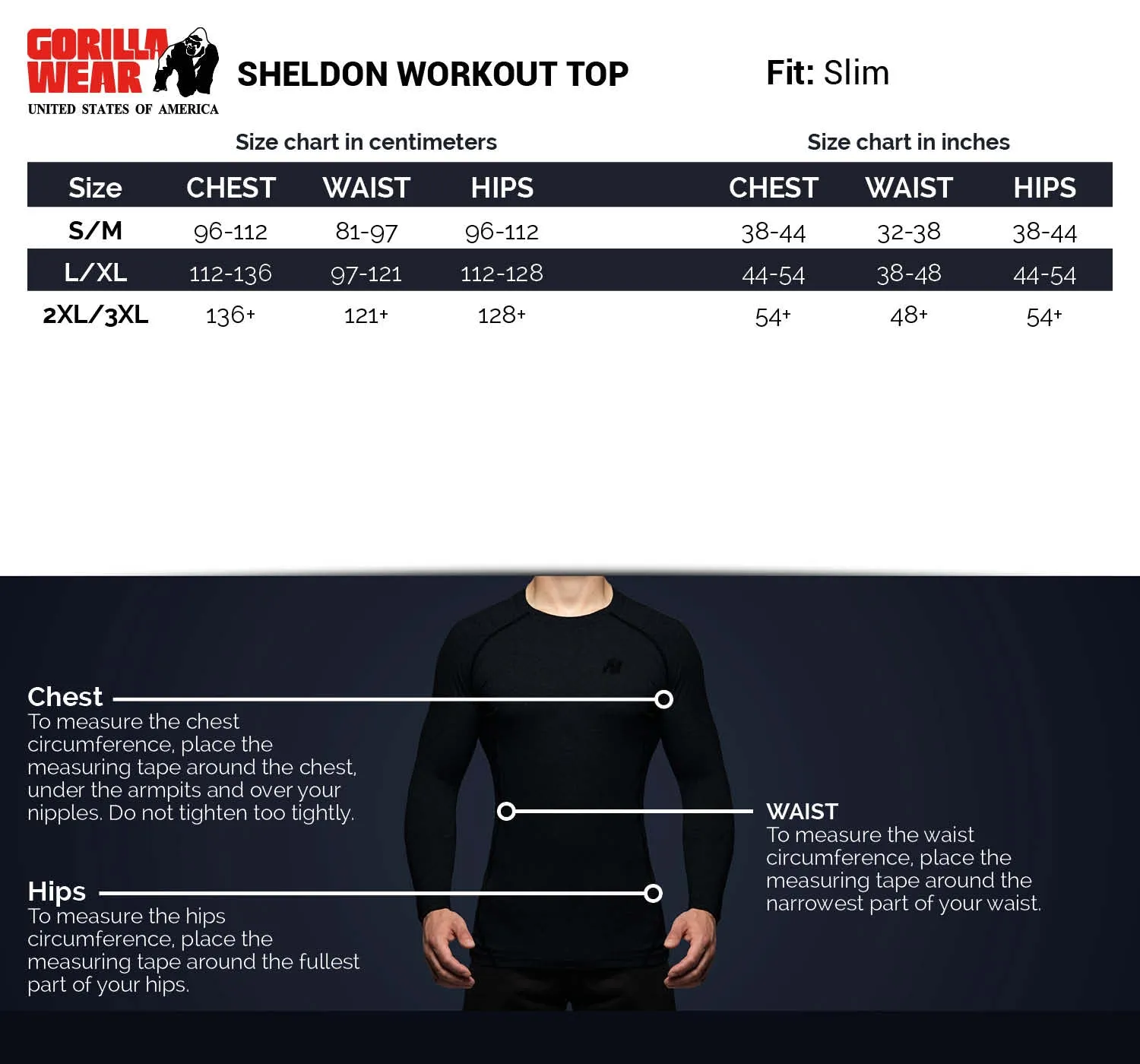 Sheldon Workout Top - Black