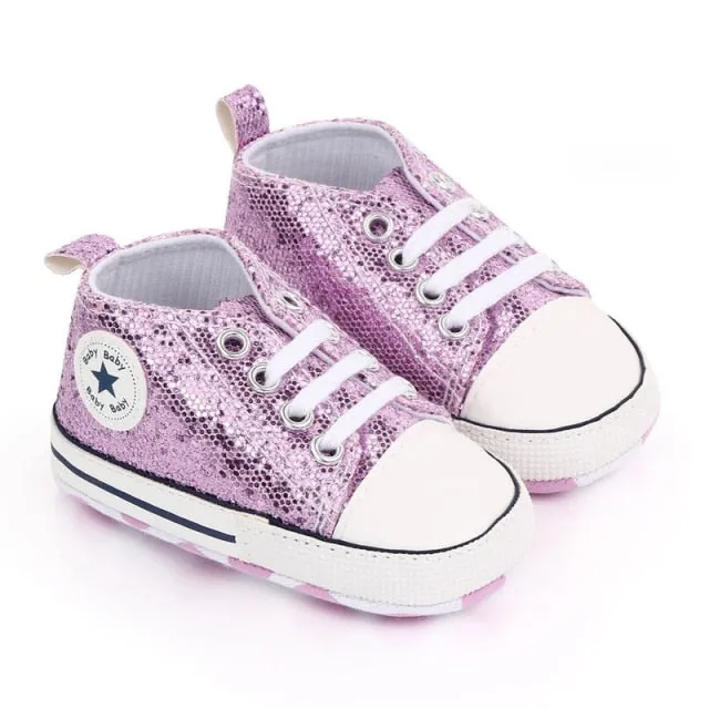 SHINEY CONVERSE INSPIRED KICKS