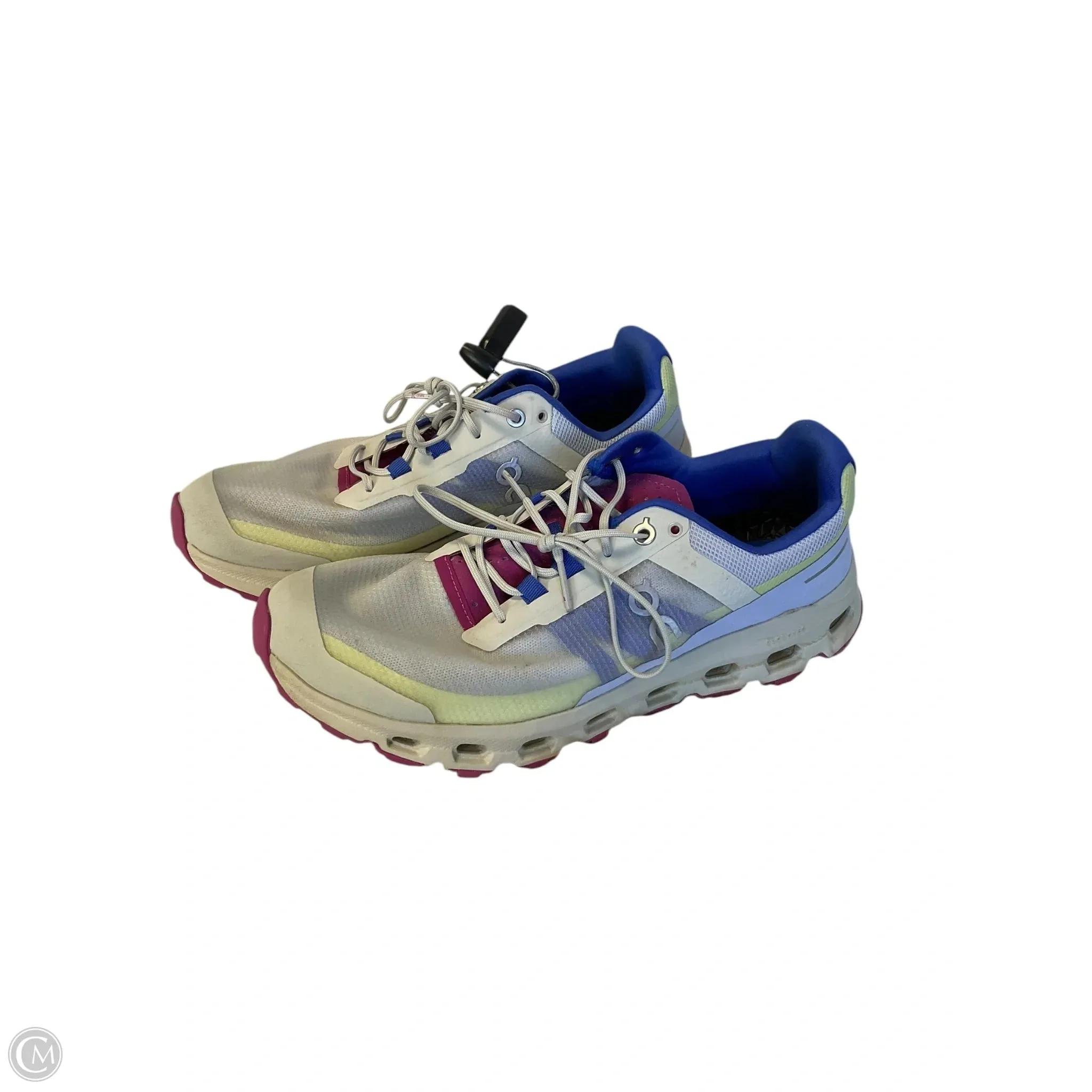 Shoes Athletic By On In Blue & Yellow, Size: 9