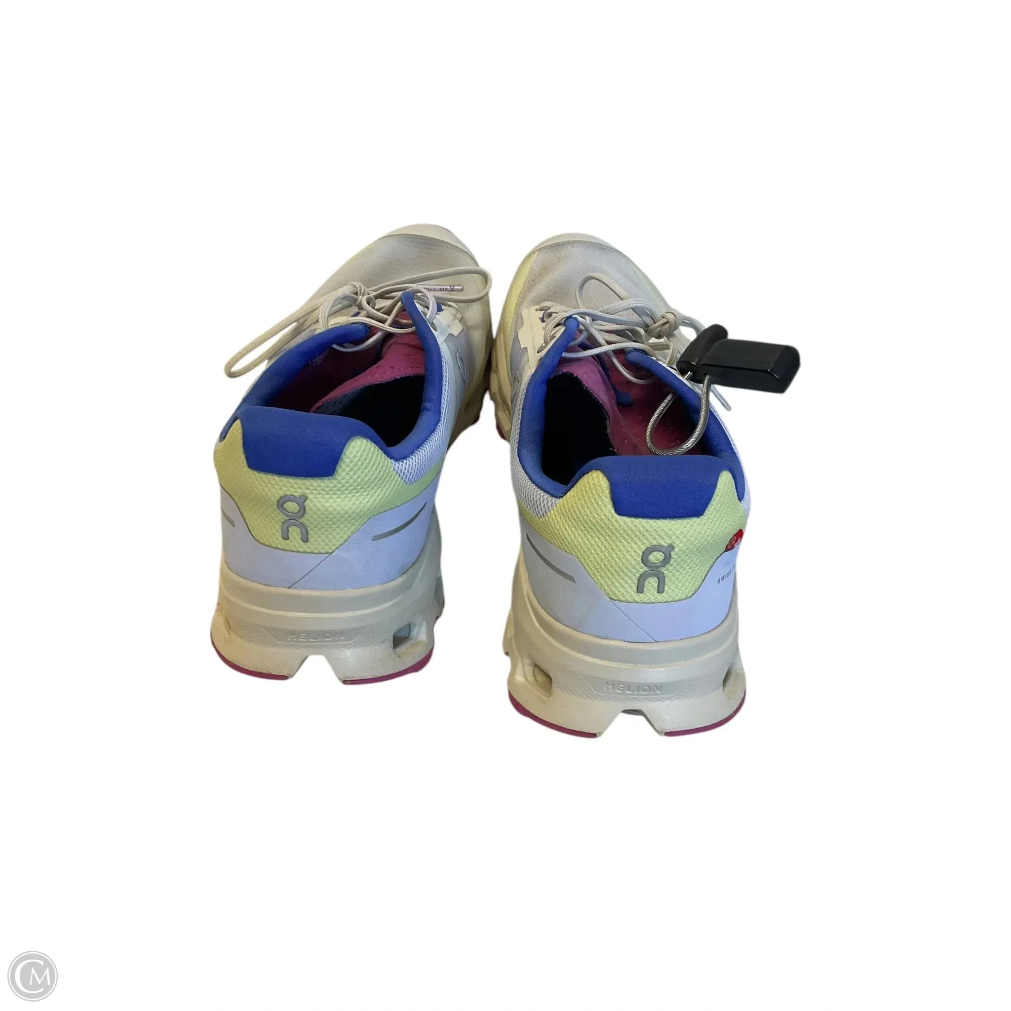 Shoes Athletic By On In Blue & Yellow, Size: 9