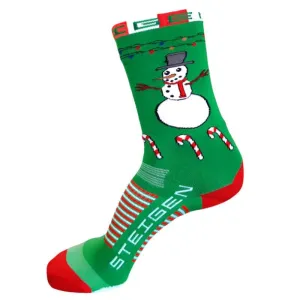 Steigen 3/4 Length Running Socks - Christmas Special Edition