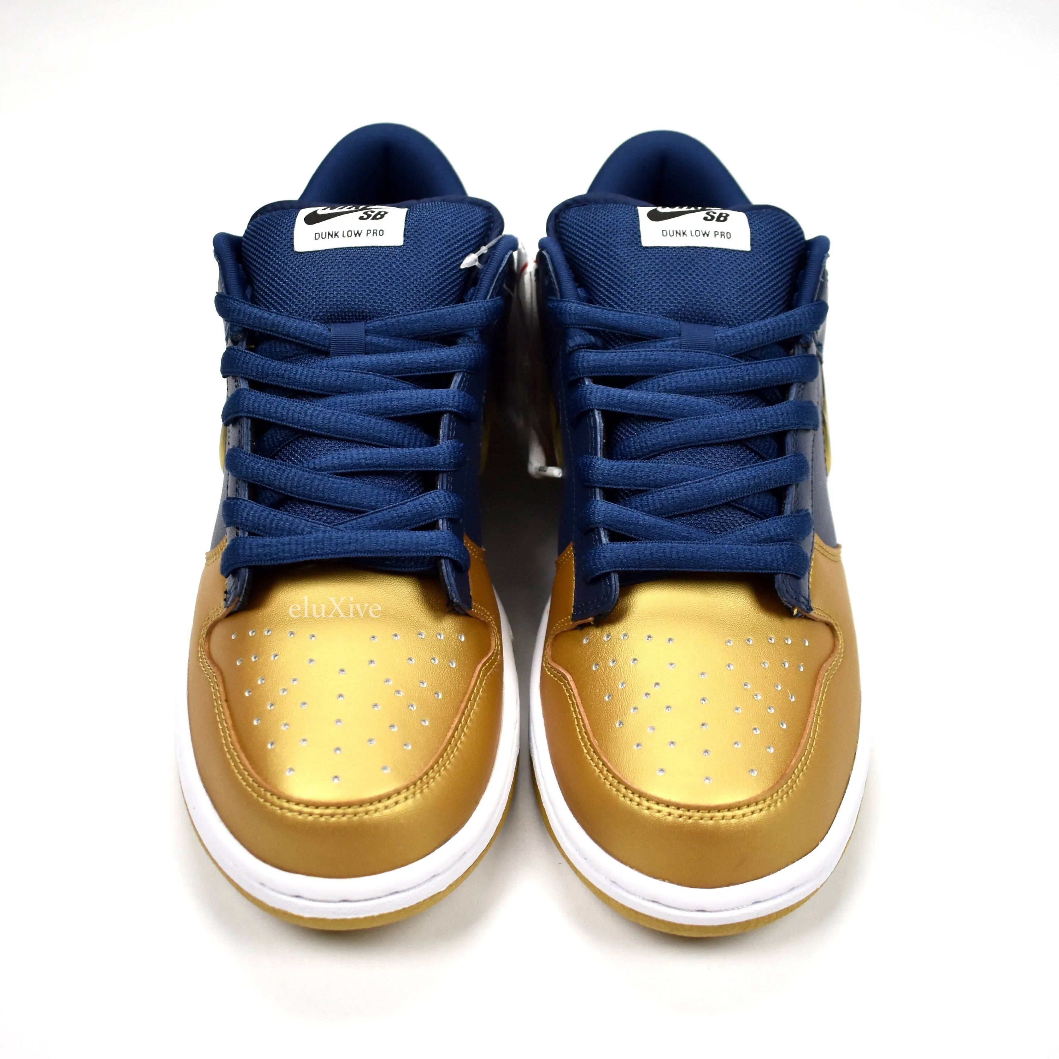 Supreme x Nike - SB Dunk Low OG QS (Navy/Gold)