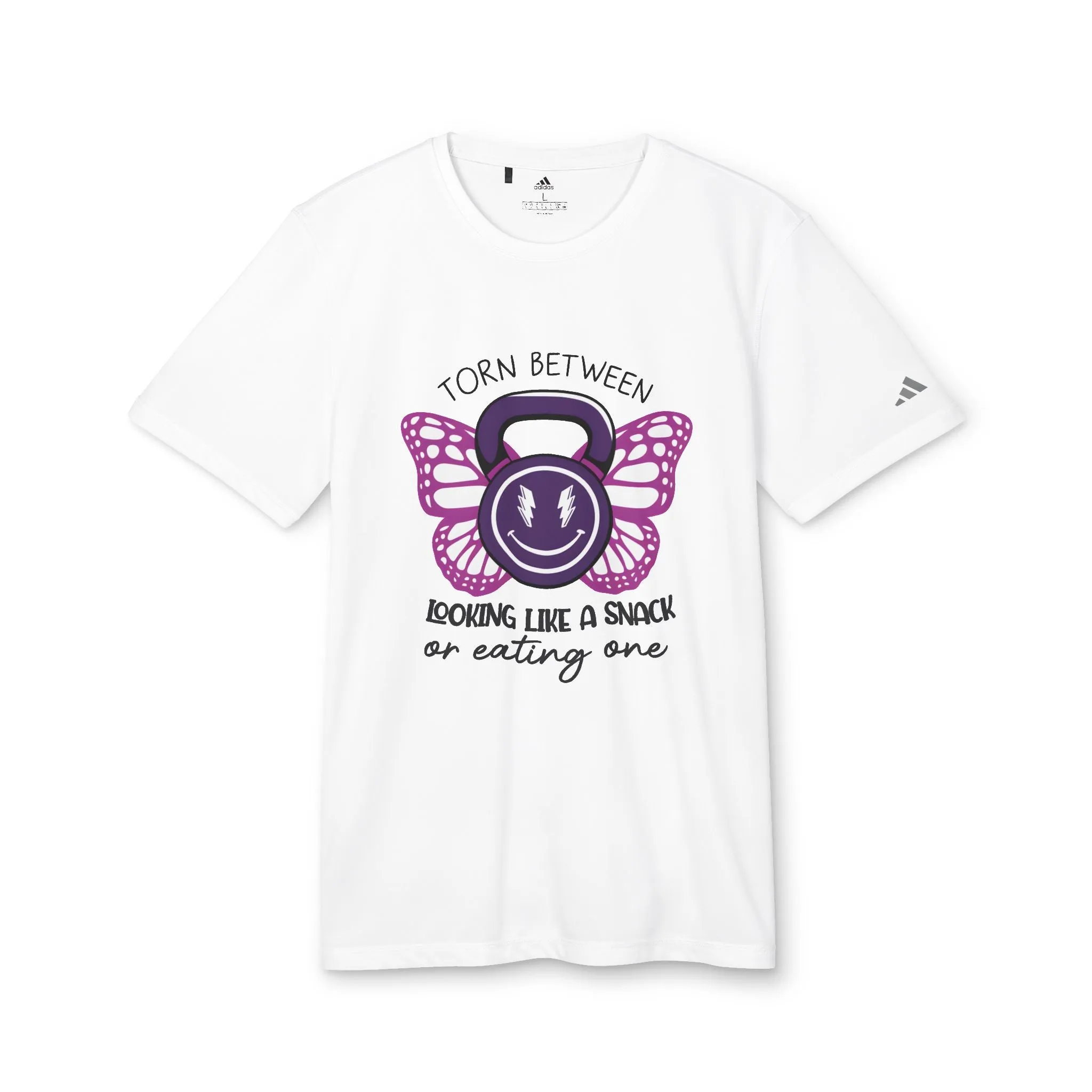 T-Shirt: Torn Between Looking Like a Snack or Eating One Adidas Unisex Sport Tee