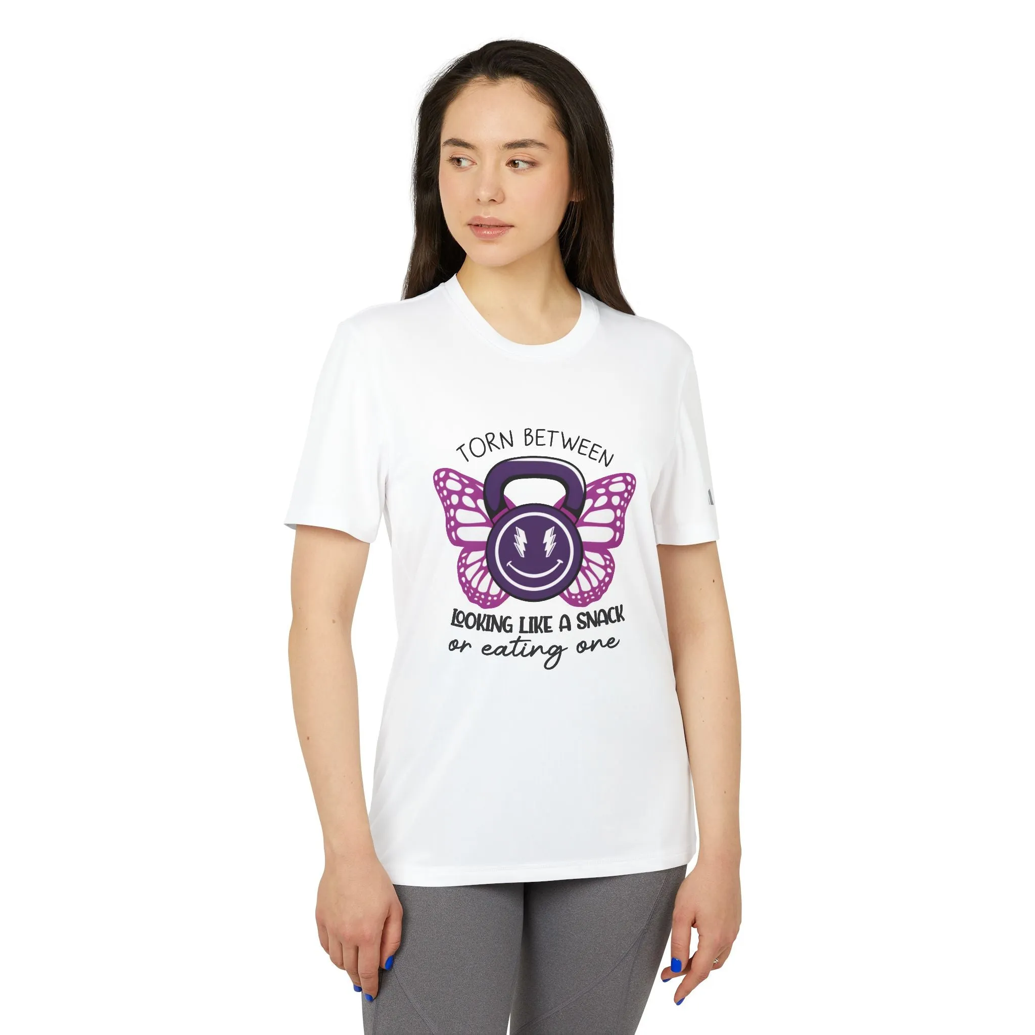 T-Shirt: Torn Between Looking Like a Snack or Eating One Adidas Unisex Sport Tee