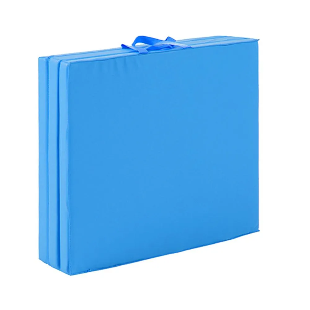 Tri-Fold Exercise Mat 5cm Thick - Blue