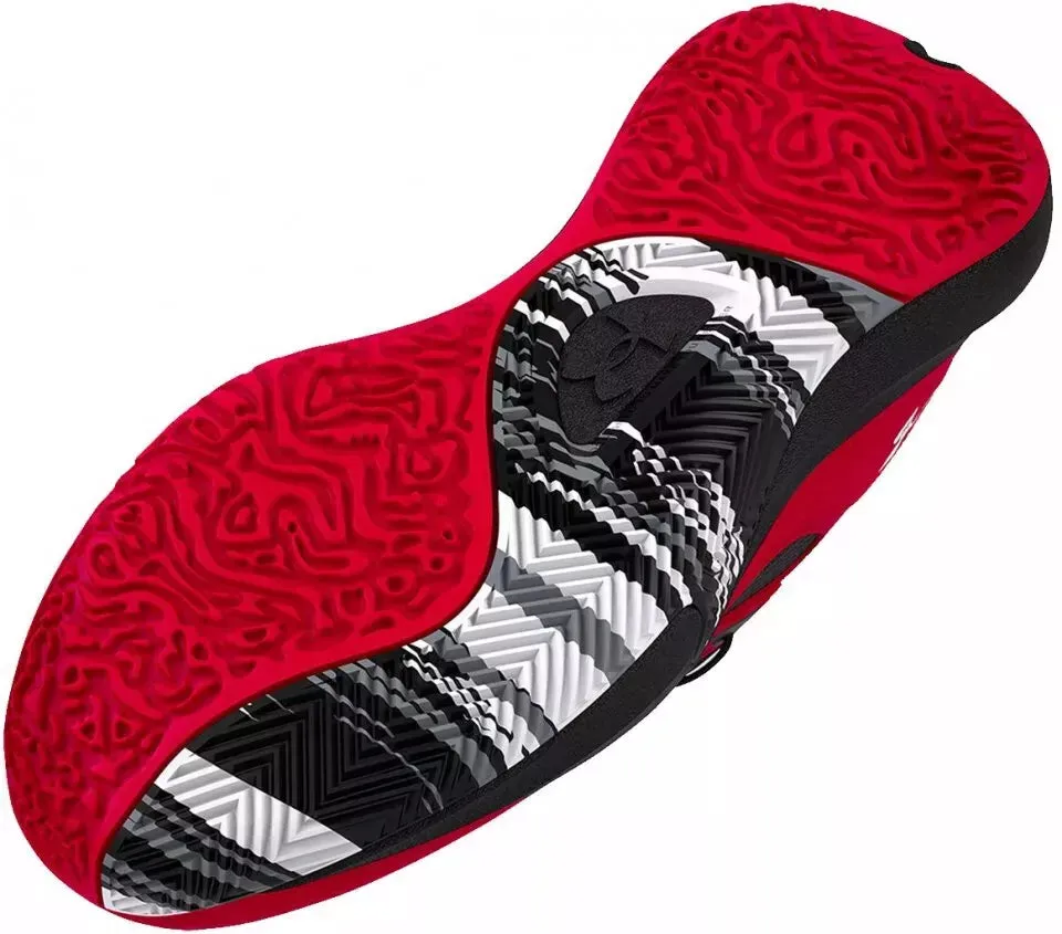 Under Armour UA Lockdown 6 Basketball Shoes – Red/Black | Lightweight & DurableMen’s Size 14