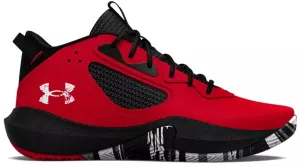 Under Armour UA Lockdown 6 Basketball Shoes – Red/Black | Lightweight & DurableMen’s Size 14