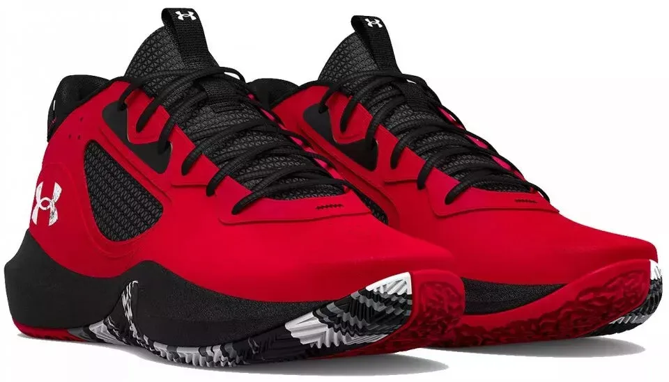 Under Armour UA Lockdown 6 Basketball Shoes – Red/Black | Lightweight & DurableMen’s Size 14