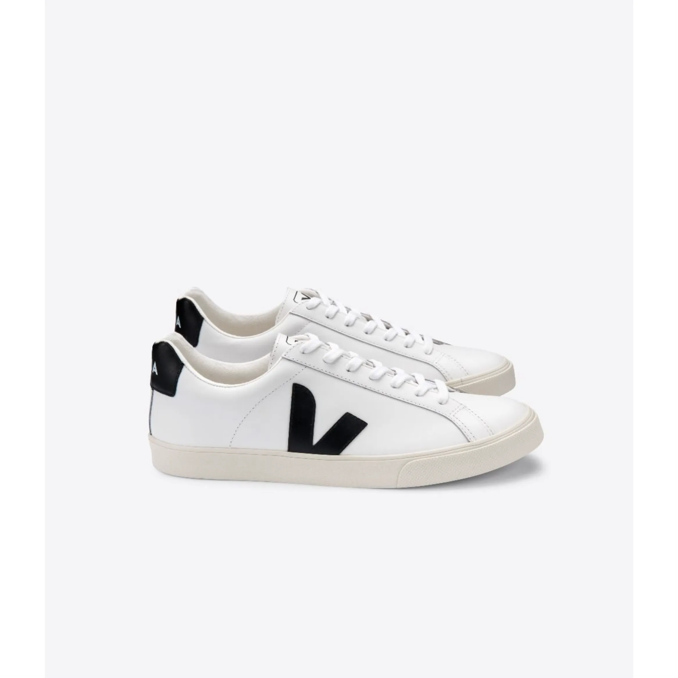 VEJA Esplar Logo Leather Extra White Black