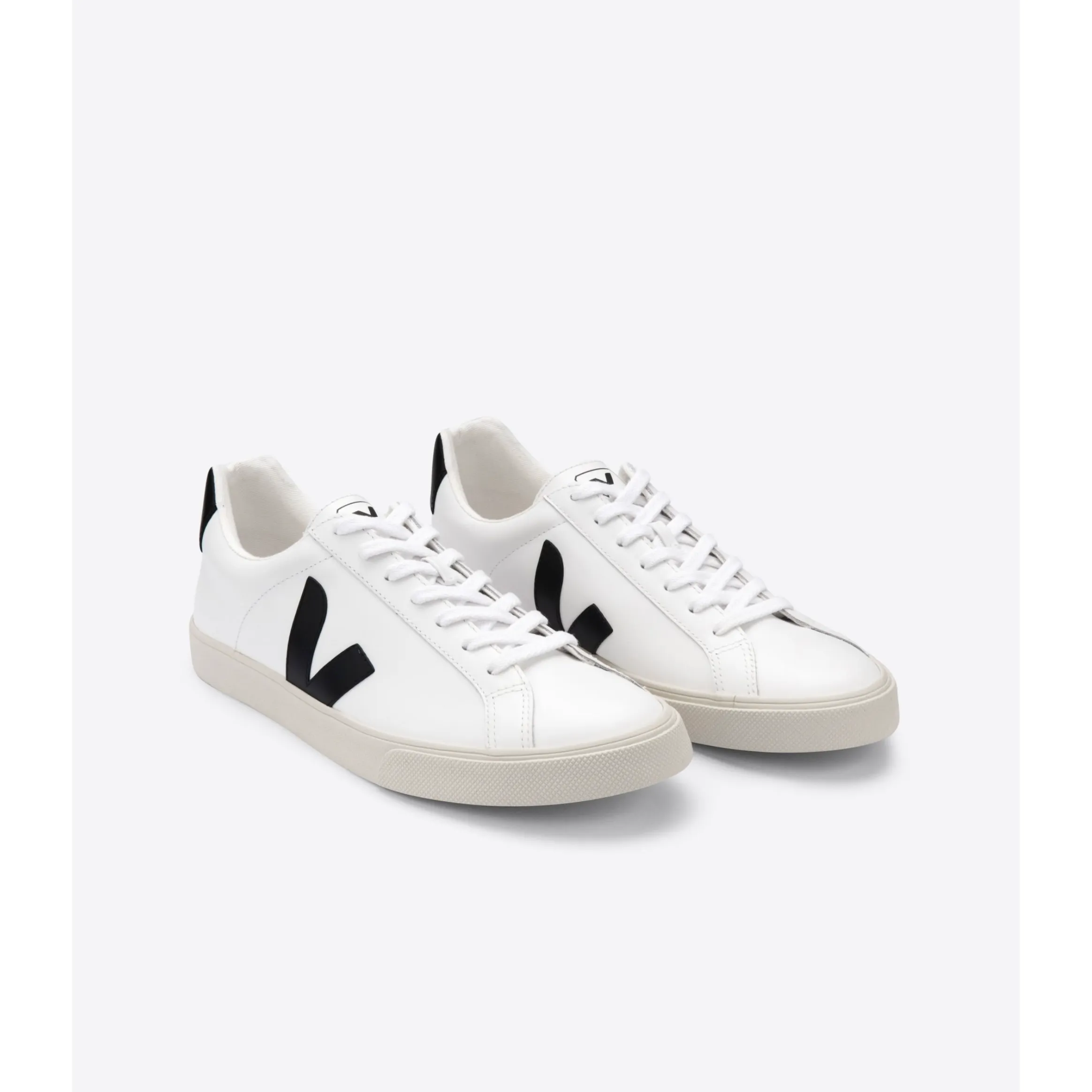 VEJA Esplar Logo Leather Extra White Black