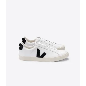 VEJA Esplar Logo Leather Extra White Black
