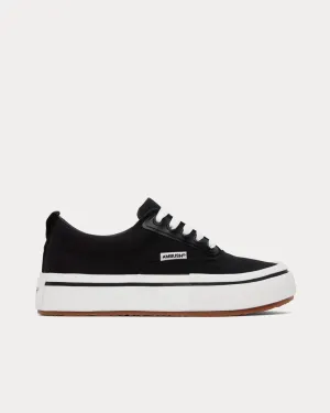 Vulcanized Canvas Black / White Low Top Sneakers