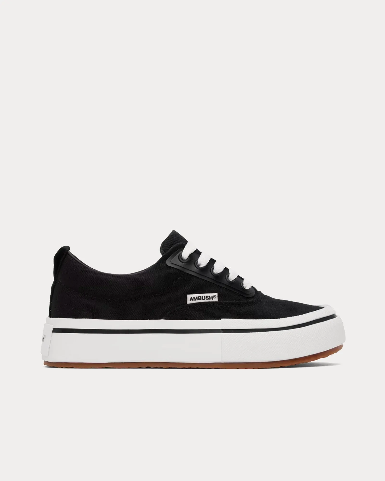 Vulcanized Canvas Black / White Low Top Sneakers