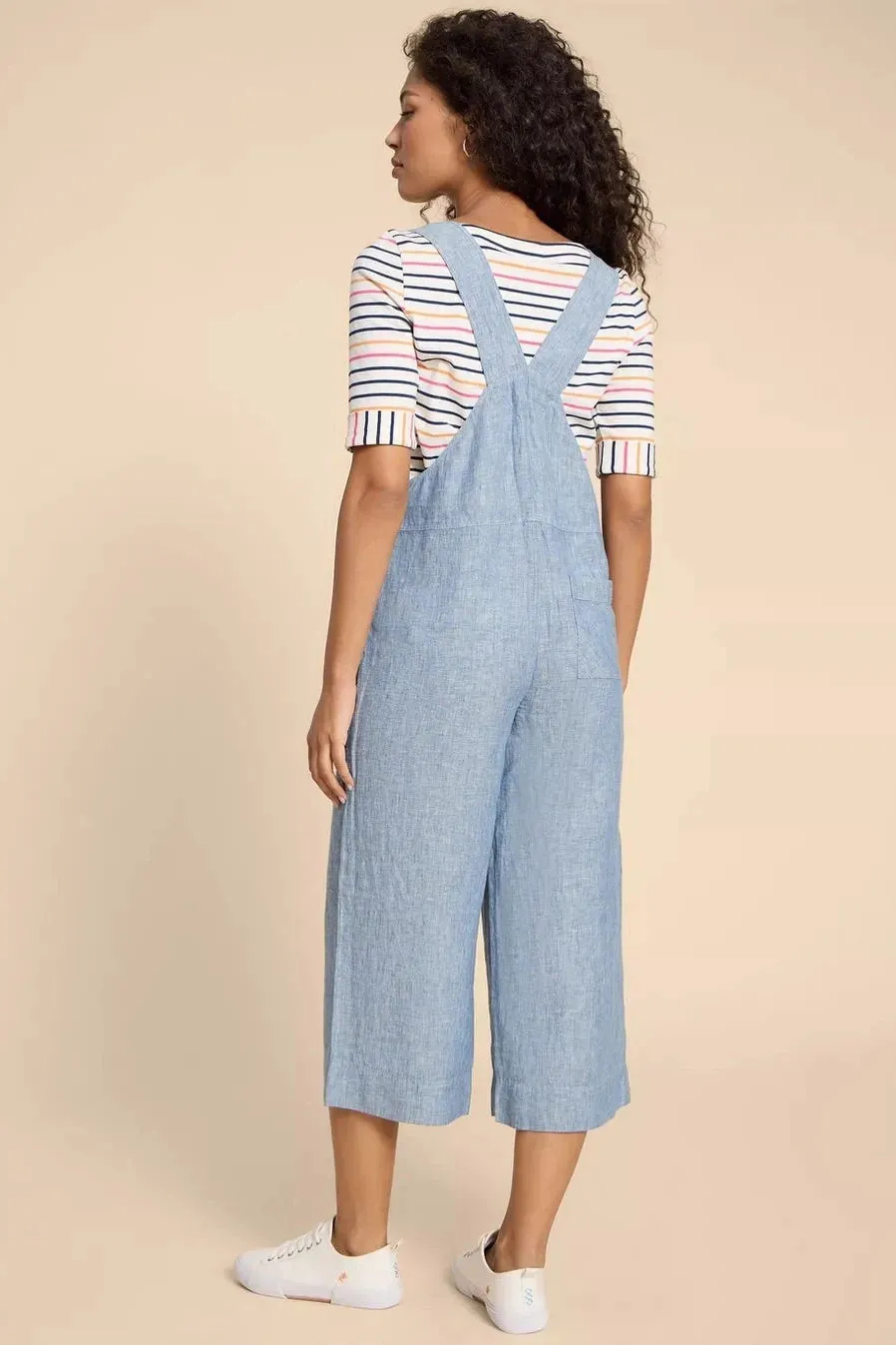 White Stuff Viola Linen Dungaree
