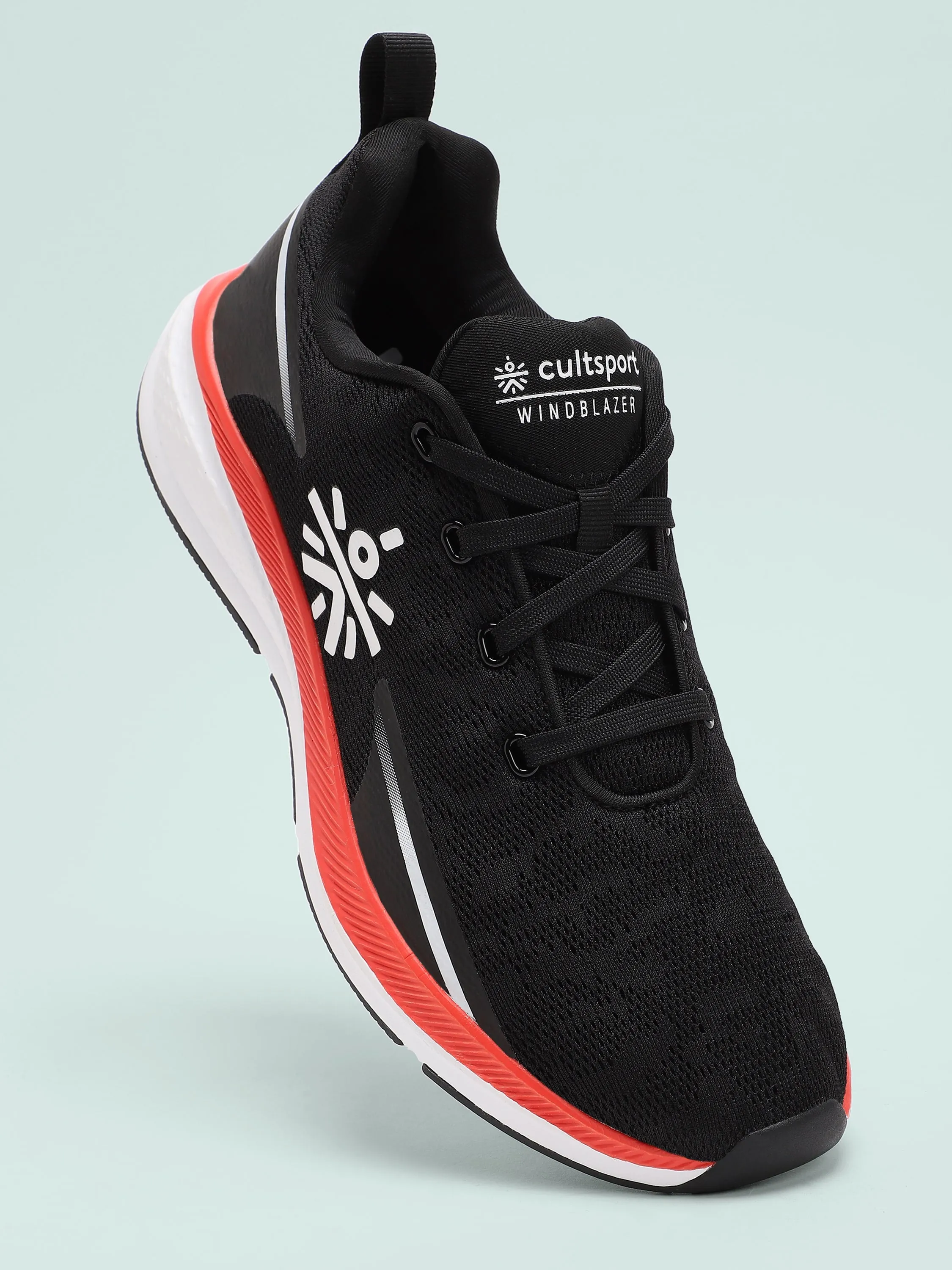 Windblazer Men Running Shoes - Black/Red