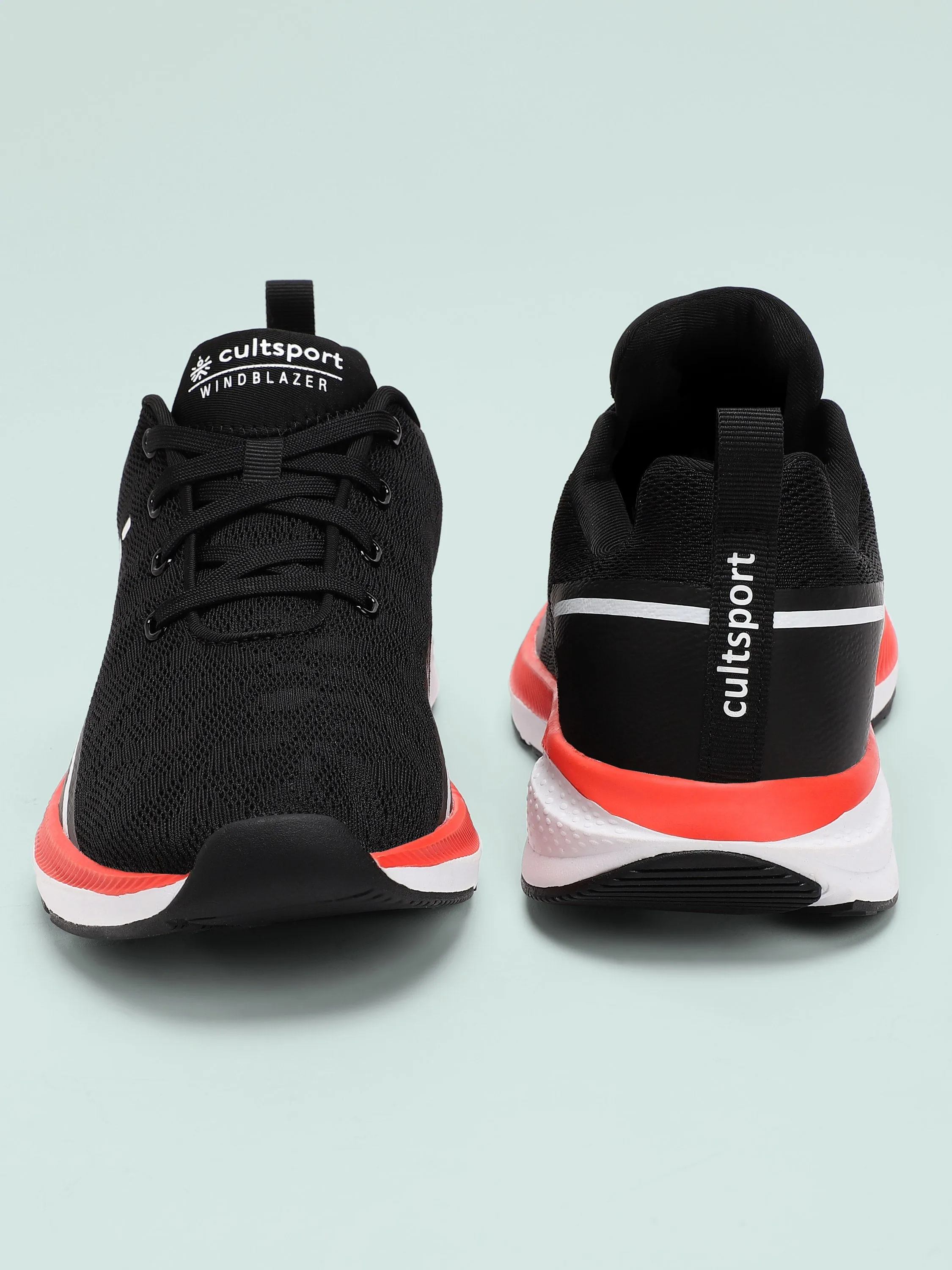 Windblazer Men Running Shoes - Black/Red